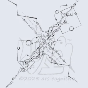 Divine intervention transformed a simple cross shape into something more. Methinks I was afflicted!