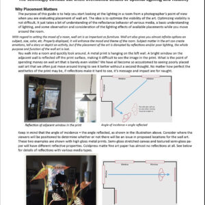 Thought Paper on Room Lighting
