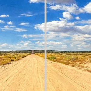 Rainbow Blvd is a lonely dirt road in central New Mexico named as a “boulevard.” This image is perhaps the definition of wide open spaces.