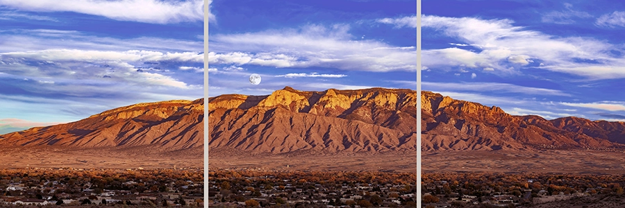Sandia Moon Triptych