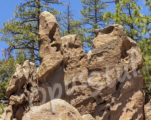 Goblin Colony 1 is a wall art print of rock formations